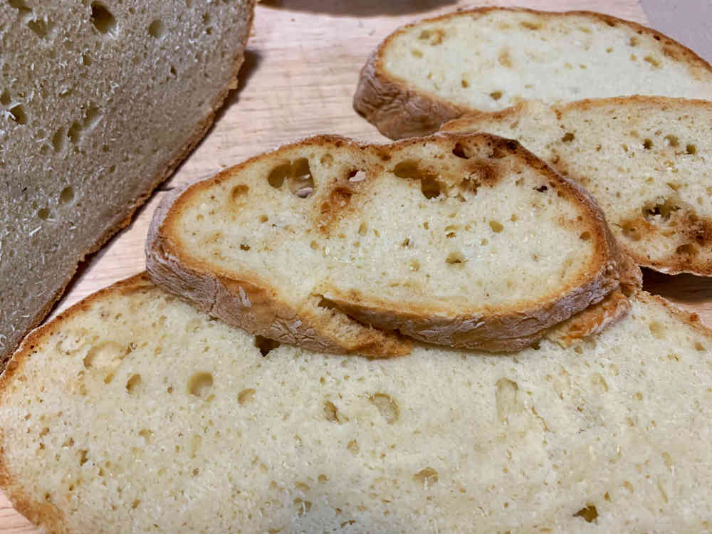burnt spots inside irish soda bread