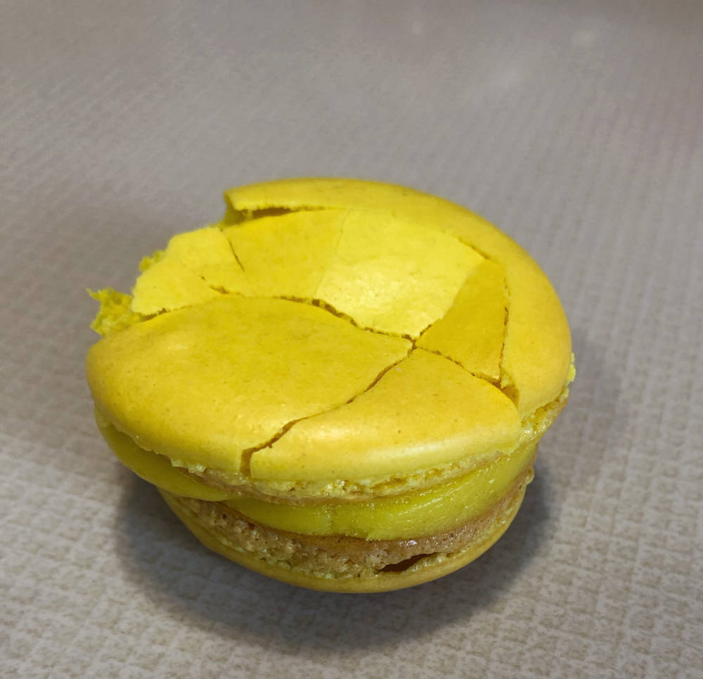 crushed macaron